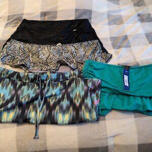 Women's bathing suit skirts